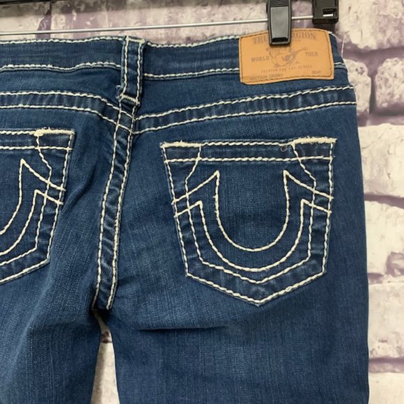 True Religion Skinny Jeans W/ Raw Edge Hem - Picture 6 of 9